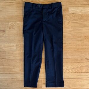 Boys Classic Navy Blue Dress Pants, Size 5